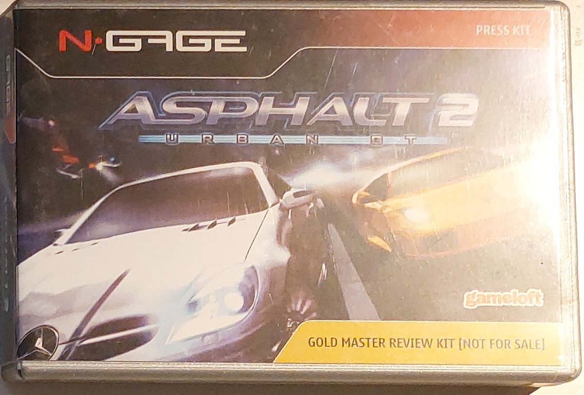Obálka Asphalt: Urban GT 2 – Press Kit (Nokia N-Gage)