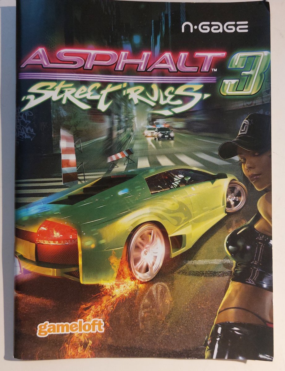 Obálka Asphalt 3: Street Rules (Nokia N-Gage 2.0)