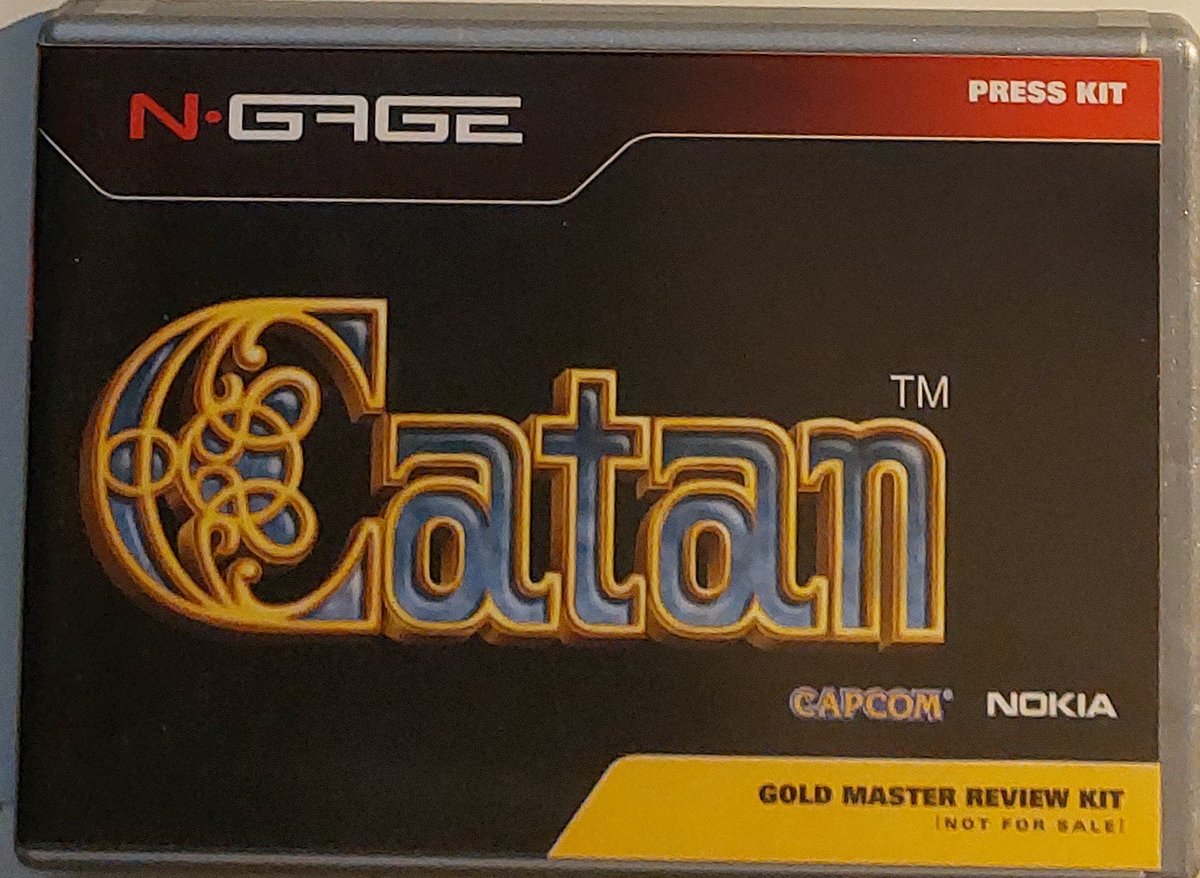 Obálka Catan – Press Kit (Nokia N-Gage)